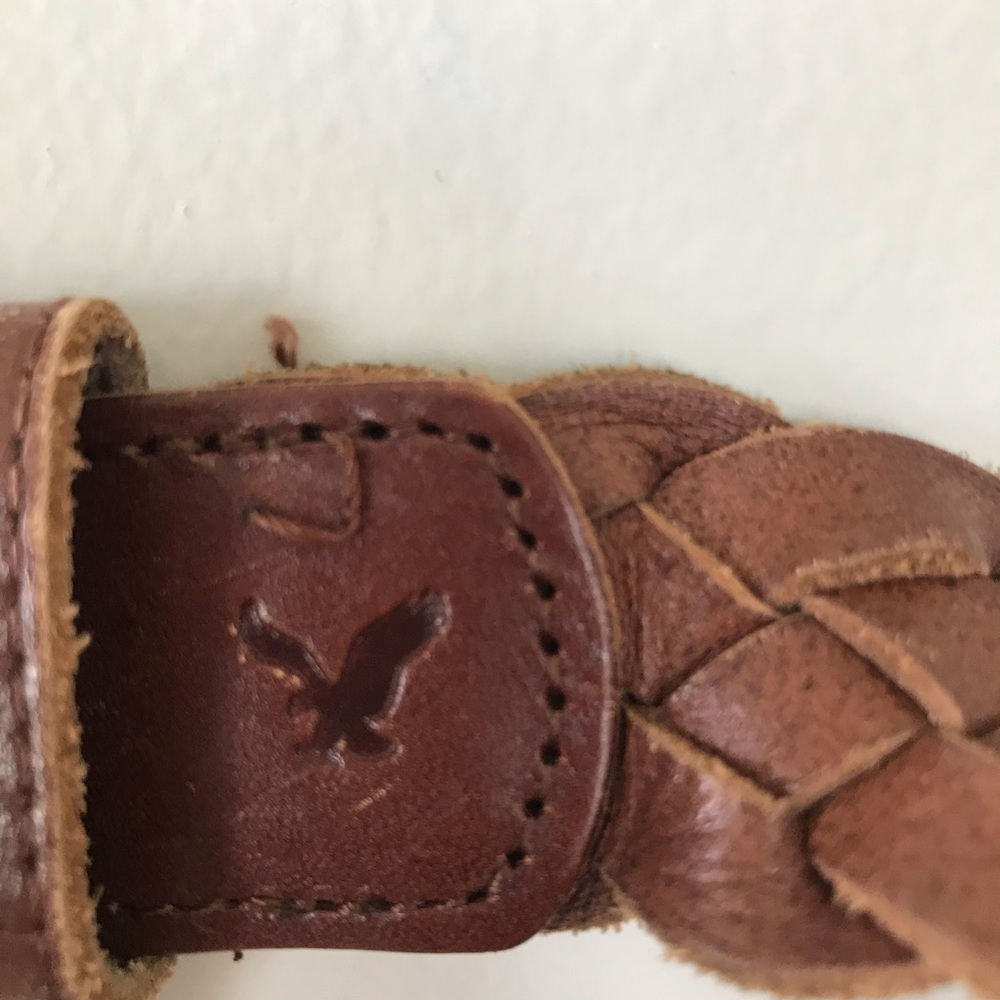 American Eagle brown braided belt